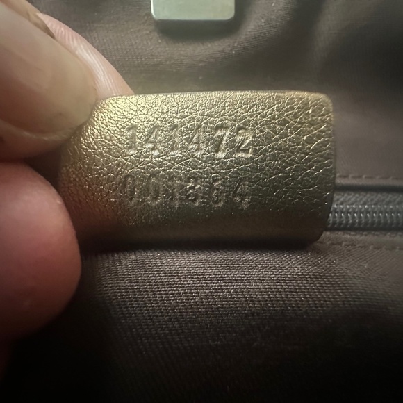 Gucci Abbey Shoulder Hand Bag Brown/Gold Leather Small Purse Vintage Authentic! - Picture 7 of 14